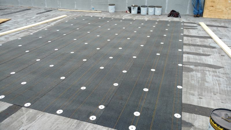 Single Ply Roof Installation